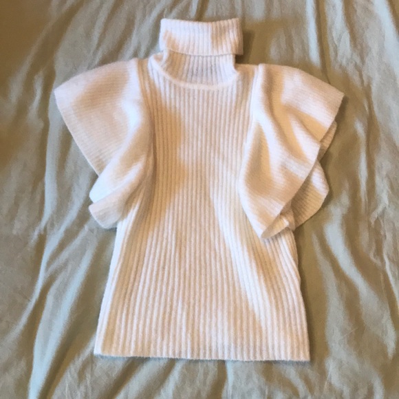 Cashmere turtle neck tank top sweater - Picture 1 of 1